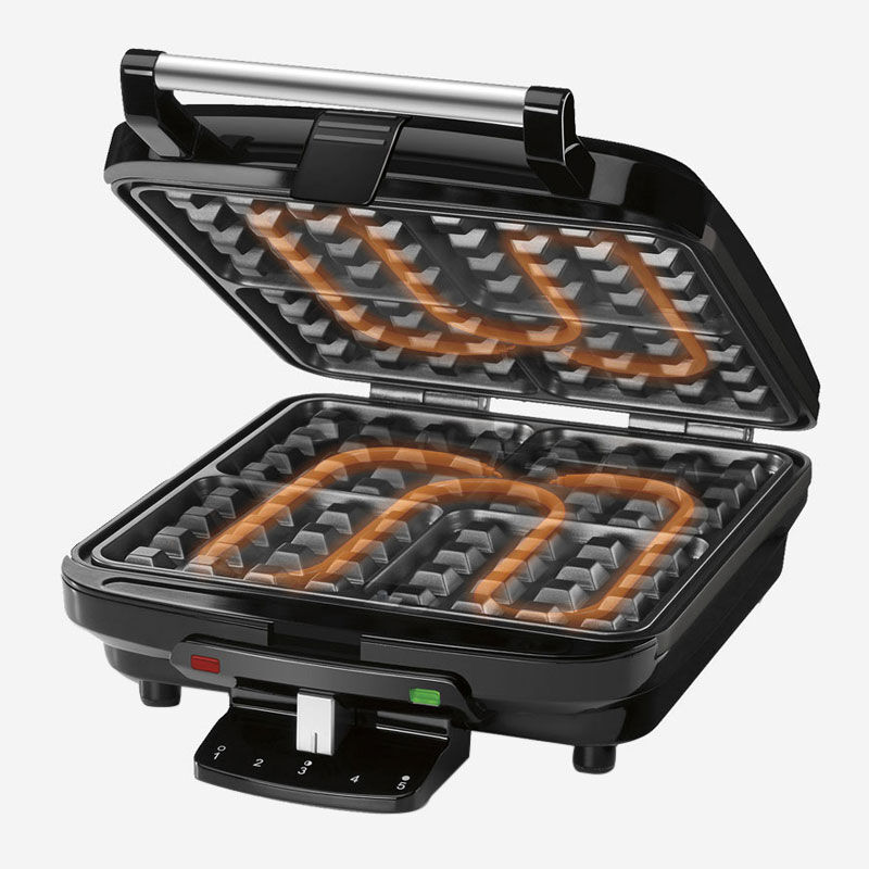 4-Slice Belgian Waffle Maker — Light - Image 4