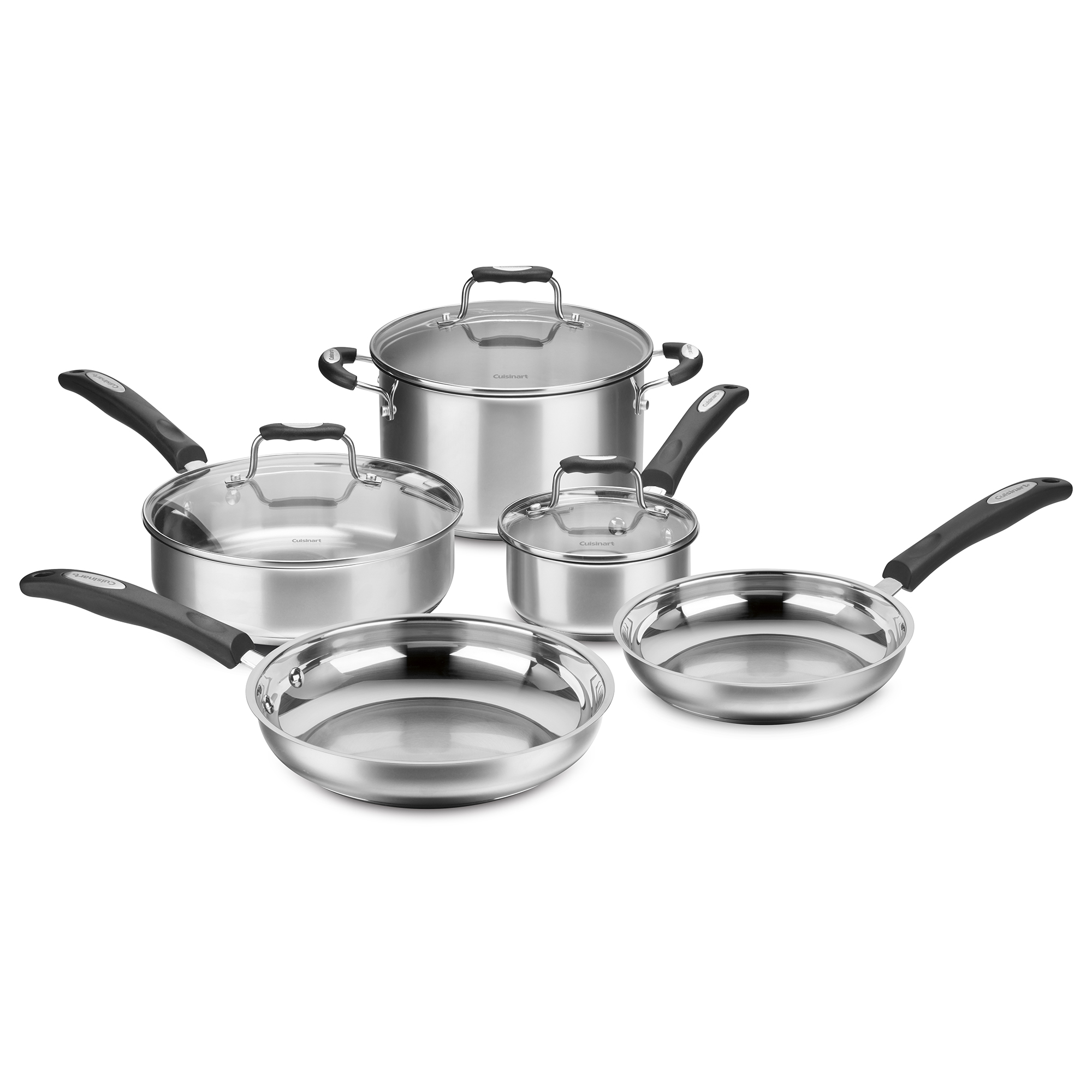 8-Piece Stainless Steel Cookware Set - Image 2