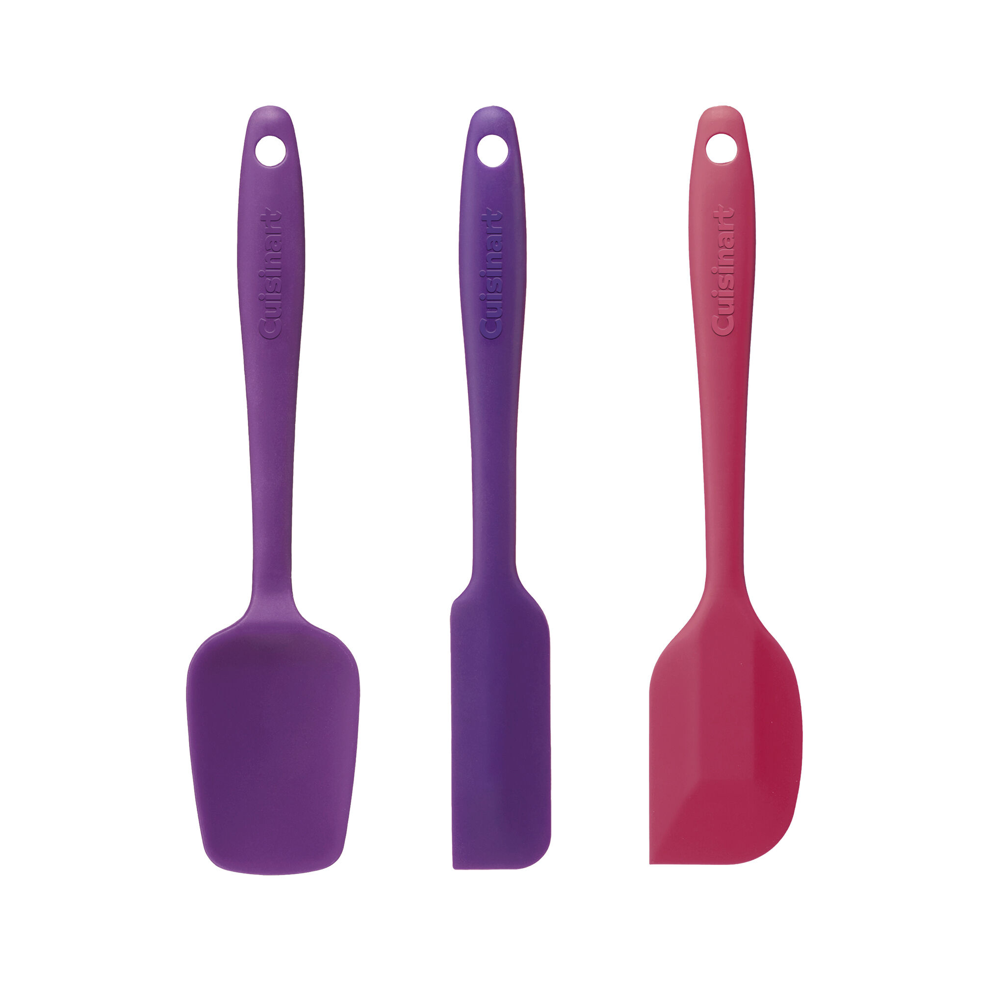 Set of Three Mini Silicone Spatulas