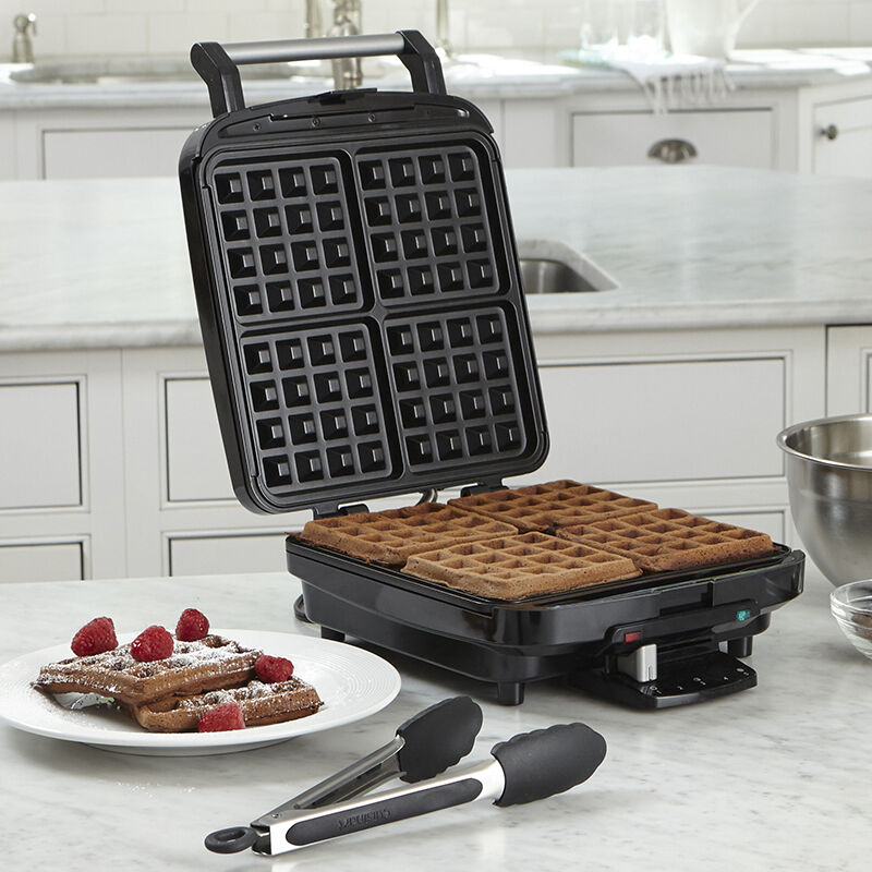 4-Slice Belgian Waffle Maker — Light