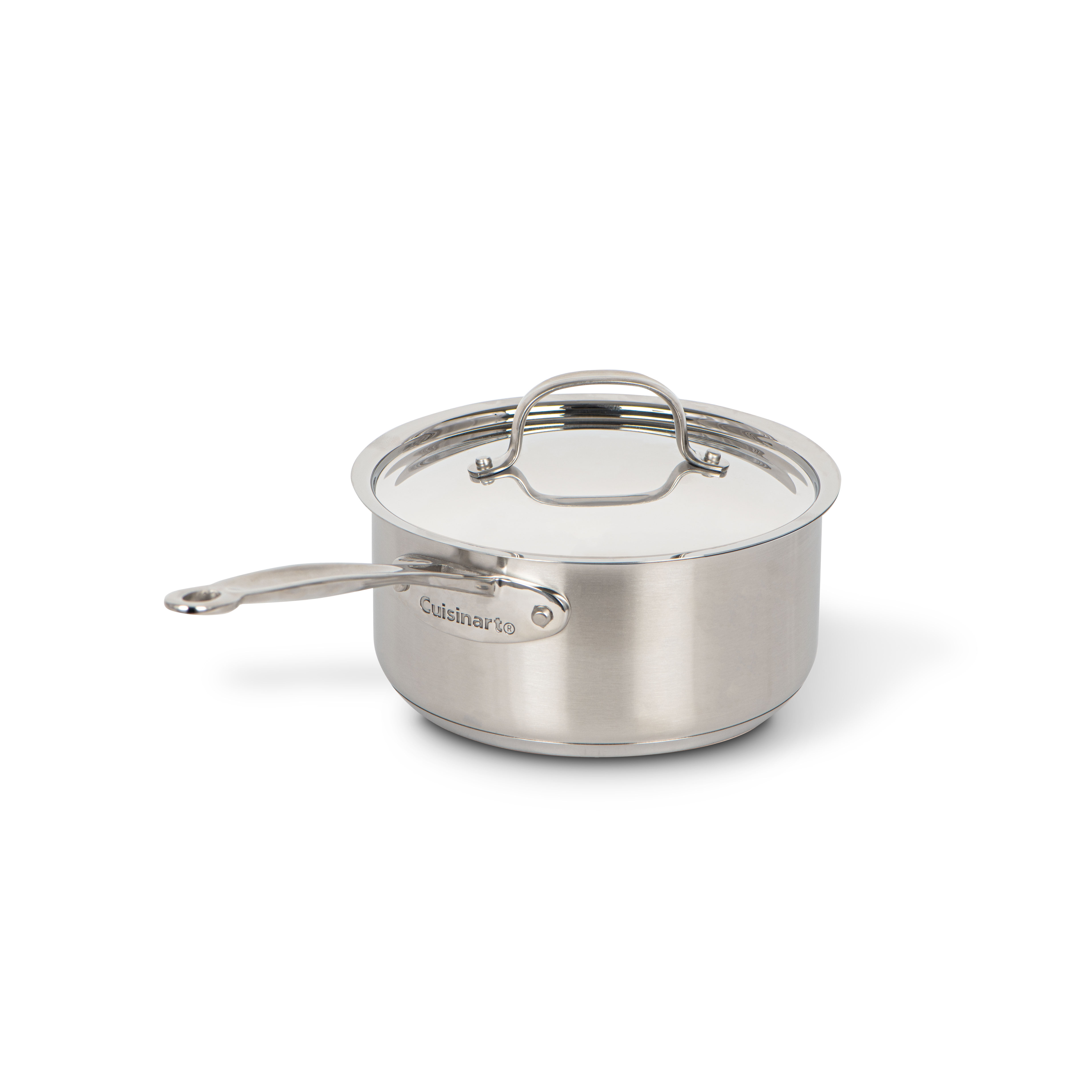 2 Qt (1.9 L) Stainless Steel Saucepan with Cover — Dish