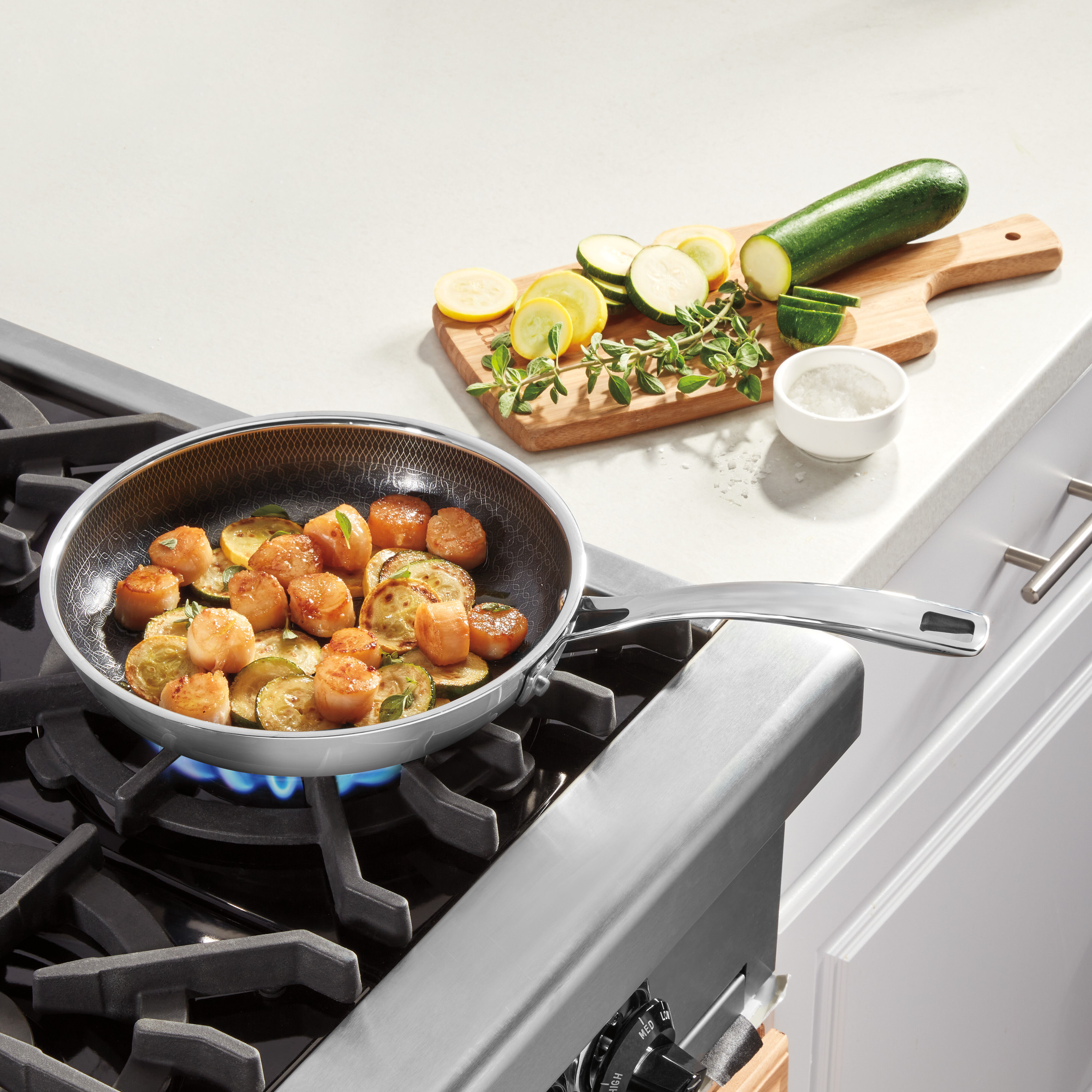 10'' FusionPlus Nonstick Stainless Skillet