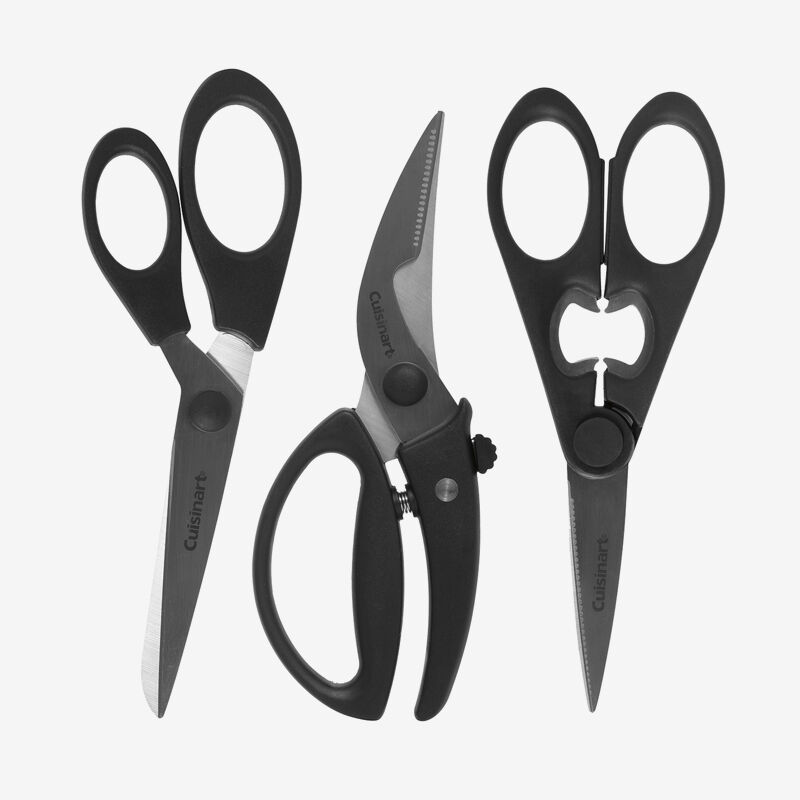All-Purpose Shears, Deluxe Poultry Shears & Bent Shears – Set of 3 Shears